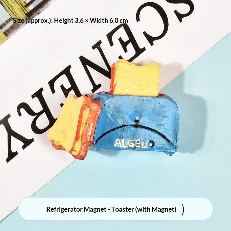 3D Food Toy Decorative Creative Magnetic Stickers