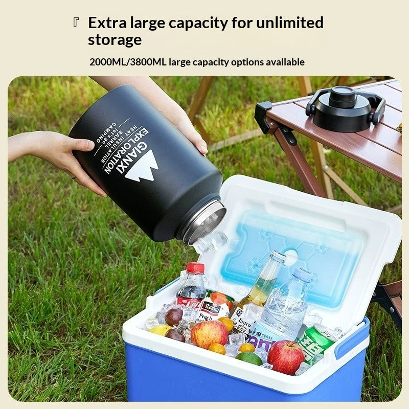 Outdoor Camping Picnic Stainless Steel Insulated Food Carrier