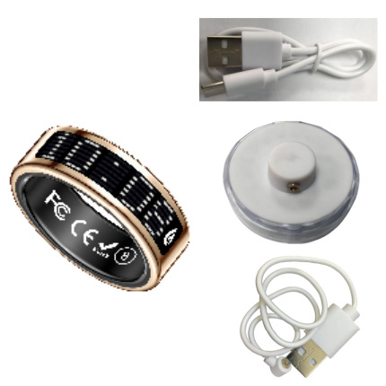 Smart Ring With Display For Counting, Heart Rate, Blood Oxygen, Pressure, Sleep, And Exercise Monitoring, Smart Bracelet For The Middle East