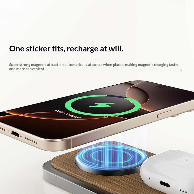 Metal Magnetic Attraction Multifunctional Portable Fast Charging