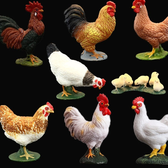Solid Simulation Animal Model Toys Suit