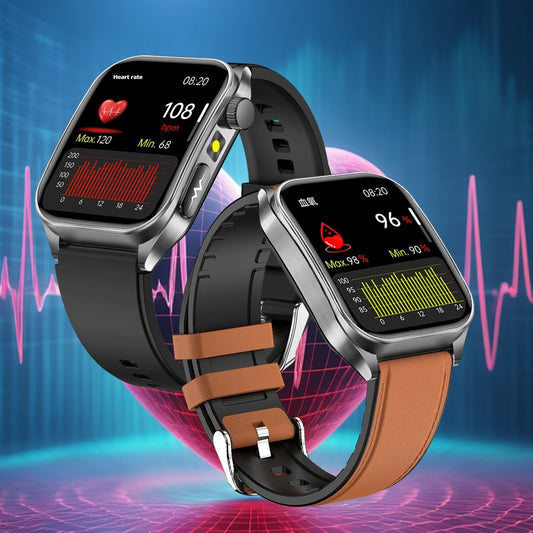 Smart Health Watch BP HR ECG Blood lipids Uric Acid Calls 650nm Laser Therapy