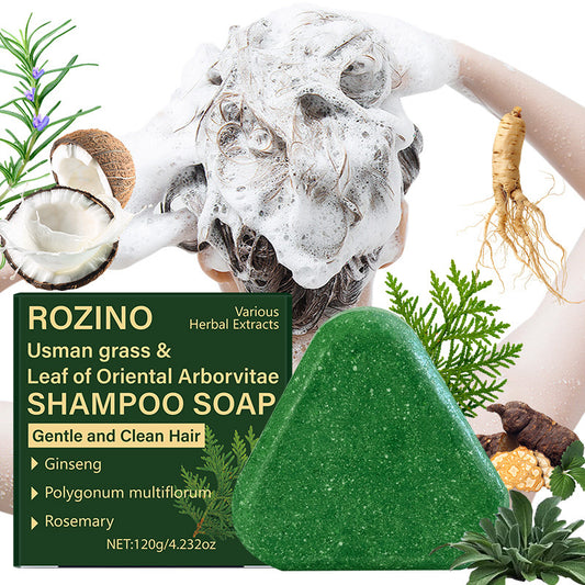 Platycladus Leaf Hair-Firming Triangular Shampoo Bar
