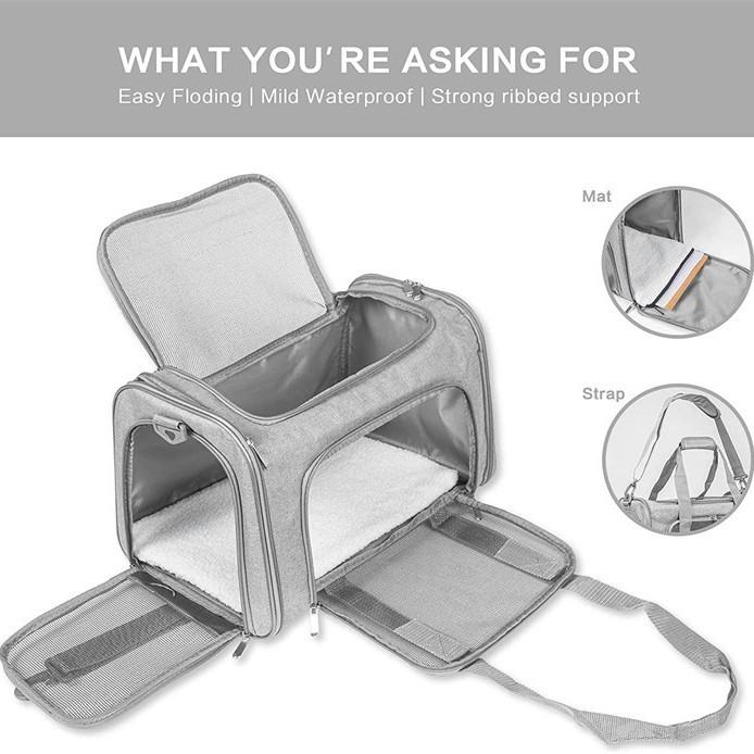 Cat Carrier Pet Bag Portable Foldable Hand-held