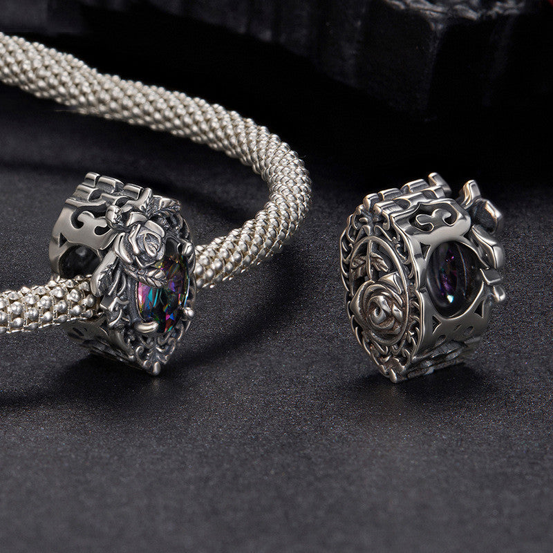Mysterious Dark Night Rose DIY Bead Loose Accessories