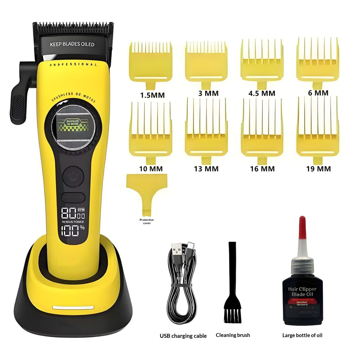 External-rotor Brushless Hair Clipper For Home And Salon Use