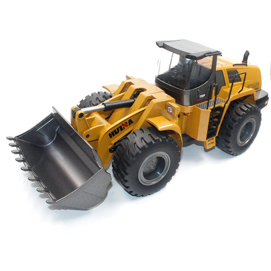Alloy-Body Bulldozer Remote-Controlled Toy Car For Kids