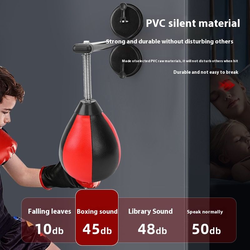 Home Training Equipment Pear-shaped Tumbler Vent Ball Elastic Ball Speed Ball Hanging Boxing Training Reaction