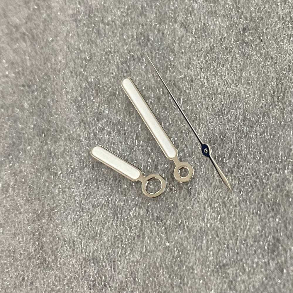 Watch Accessories NH35 Pointer Silver Edge White Suitable For Assembly NH35364R Automatic Movement