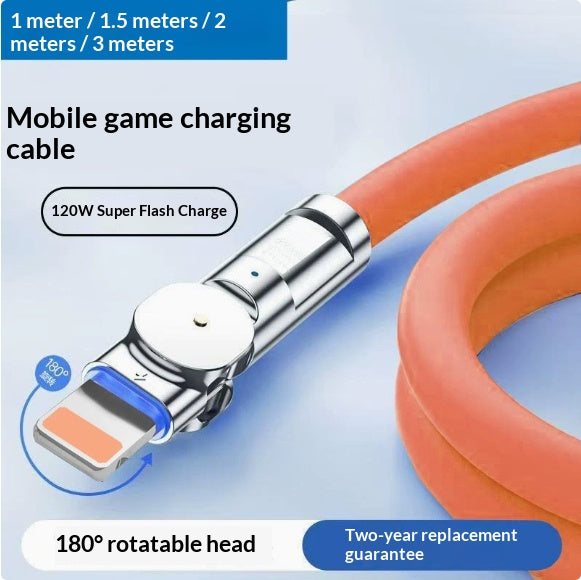 Rotated Type-C Fast Charging Cable