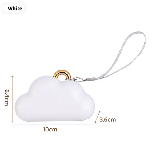 Cloud Hair Sticker-White-1 piece