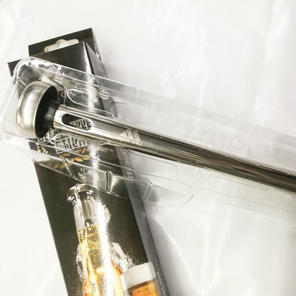 Stainless Steel Beer Cooling Rods Ice Wine Rod Beer Refrigeration Rod Single Quick-freezing Rod