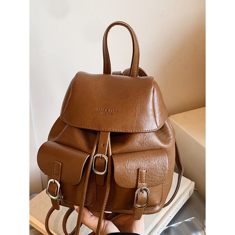 Korean-style Fashionable Streetwear Travel Backpack For Students