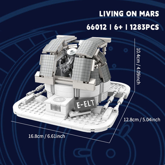 ELT Building Toys 621 Pcs Extremely Large Telescope Building Blocks Set Construction Toys With 2 Figurines For Kids