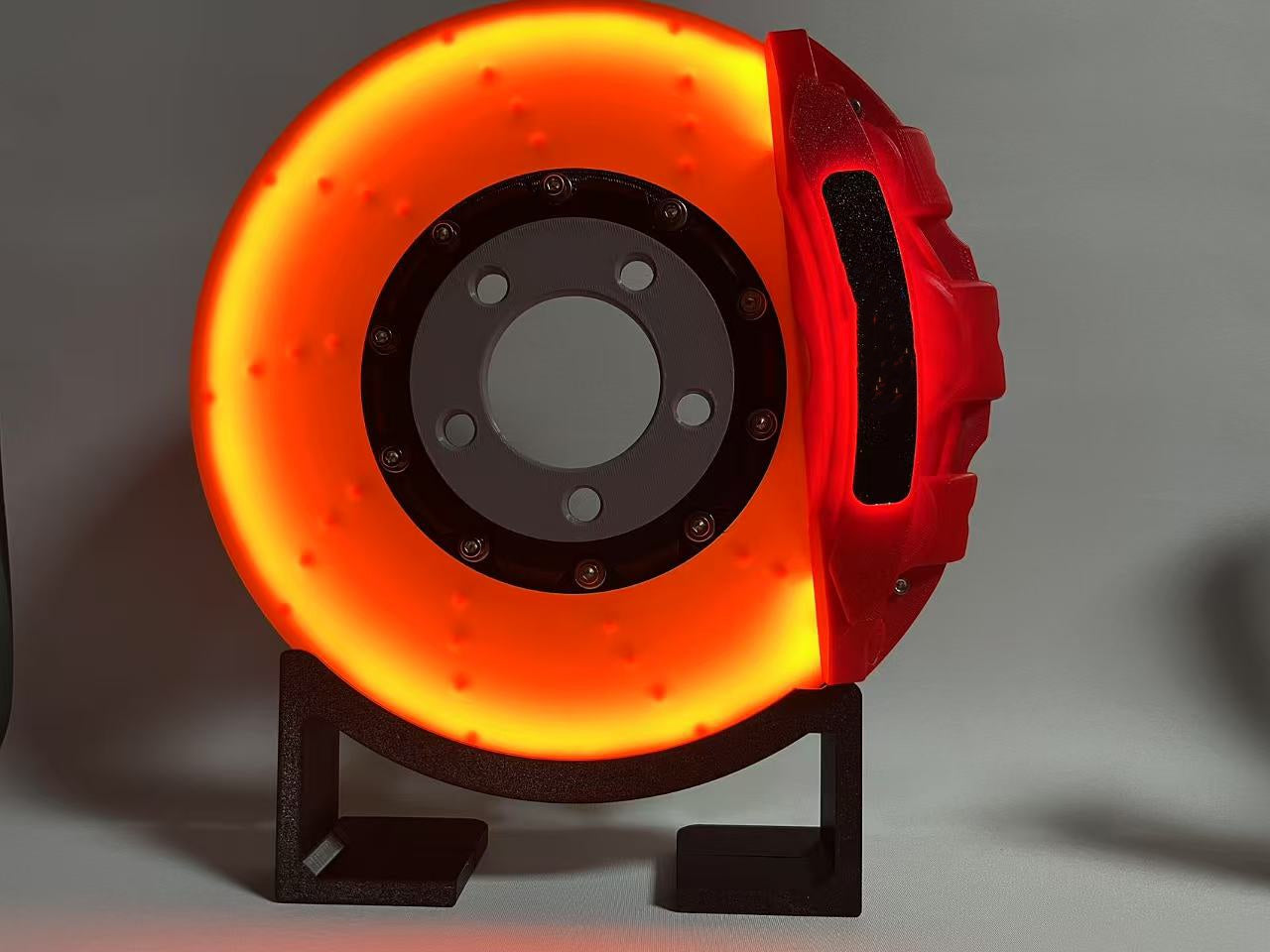 Brake Disc LED Atmosphere Charging Desktop Wall Hanging Night Light Ornaments