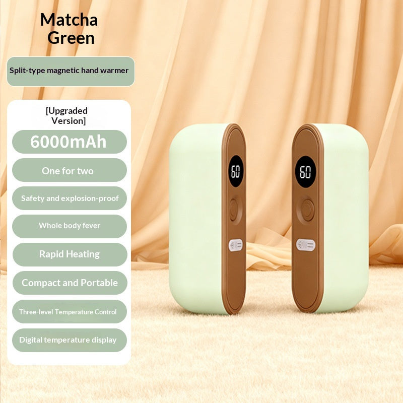 Portable Detachable USB Charging Magnetic Heating Hand Warmer