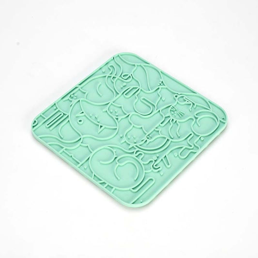 Cross-border New Silicone Pet Slow-Feeding Mat For Licking