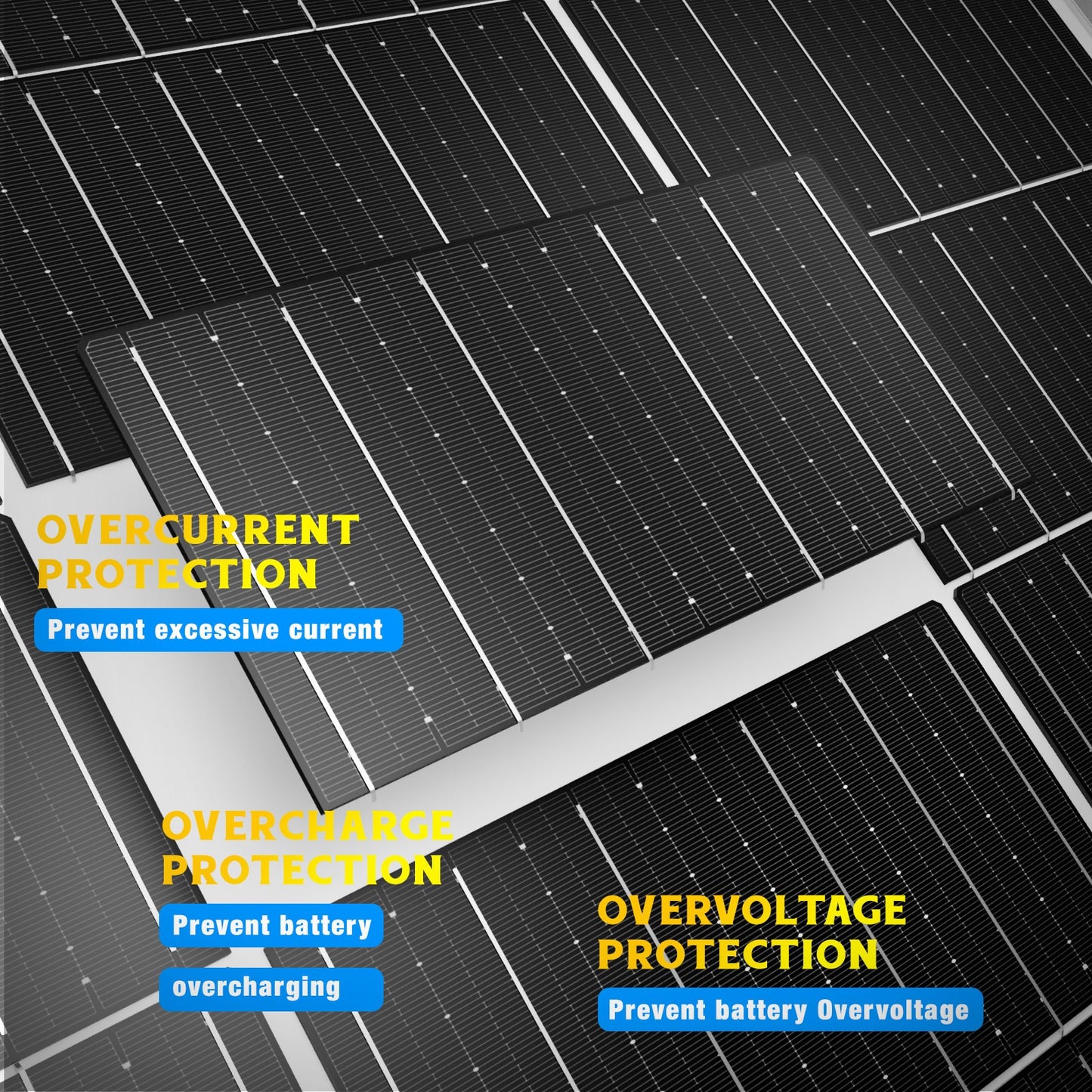 350W Solar Panels Kit Mono Portable 350 Watt 12V Home Caravan Camping Charging