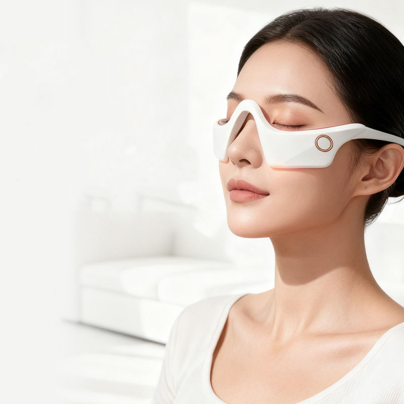 The Eye-care Device Features Multiple Vibration-massage Settings For Gentle Soothing Eye Care