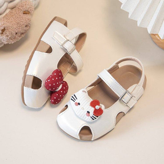 Ins French Little Leather Shoes Spring And Autumn New Korean Edition Cute Cartoon Princess Shoes Soft Soled Single Shoes For Girls