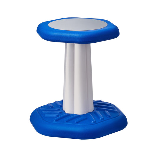Kids Wobble Chair, Active Chair With Sponge Cushion, Wobble Stool Improves Focus, Posture And Calm Children, Ideal For Schools And Preschools, Age 3-7, Blue