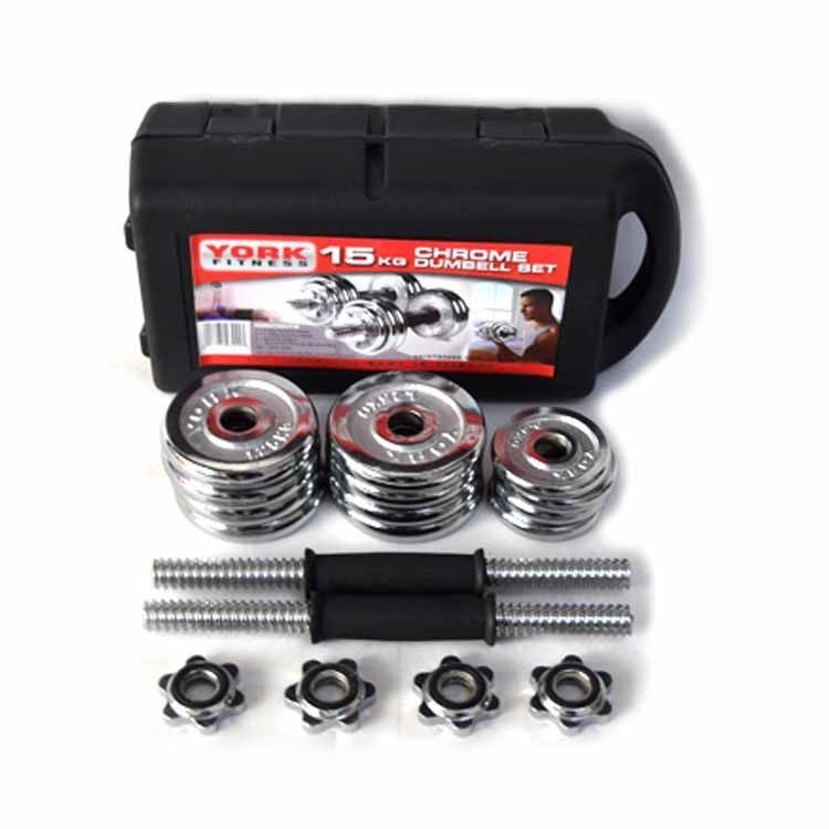 Men's Fitness Home Adjustable Pure Iron Electroplating Dumbbell