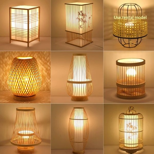 Living Room Floor Lamp Bedroom Tea Room Zen-style Bedside