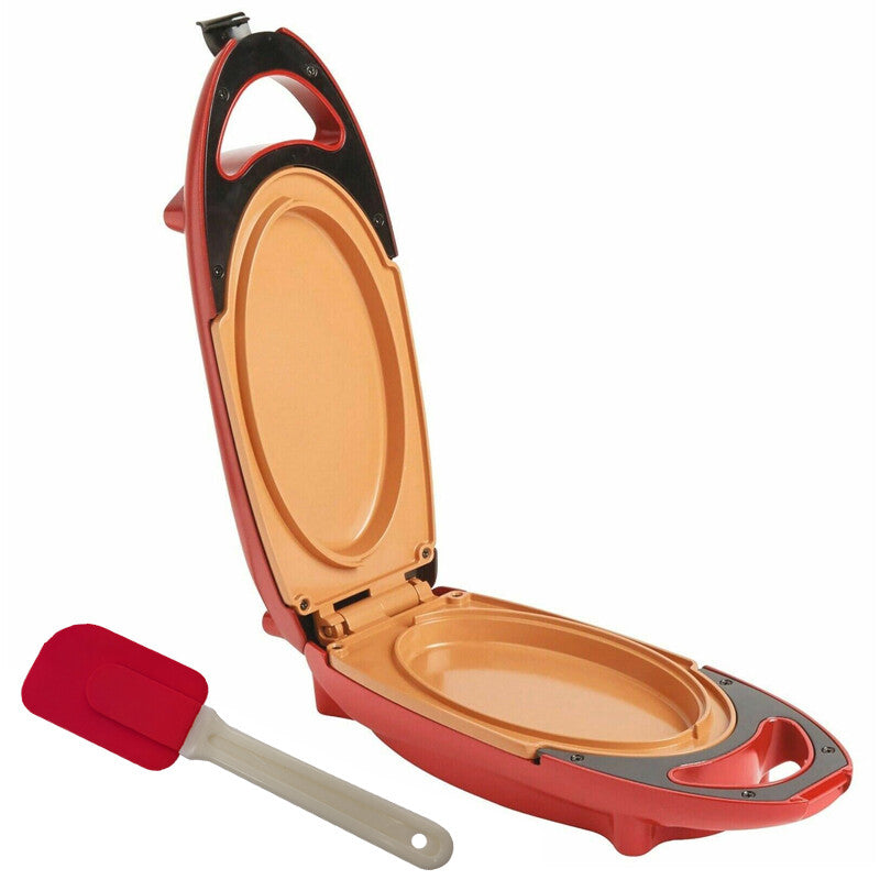 Kitchen Ceramic Non Stick Copper Infused Healthy No Oil Grill Omelette Maker C