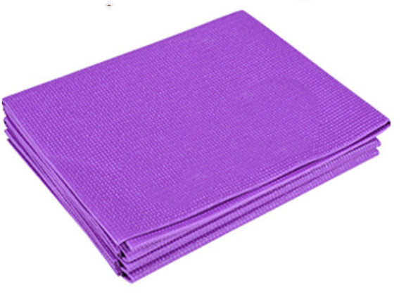 Fitness Folding PVC Out Travel Portable Thin Anti-slip Home Yoga Mat