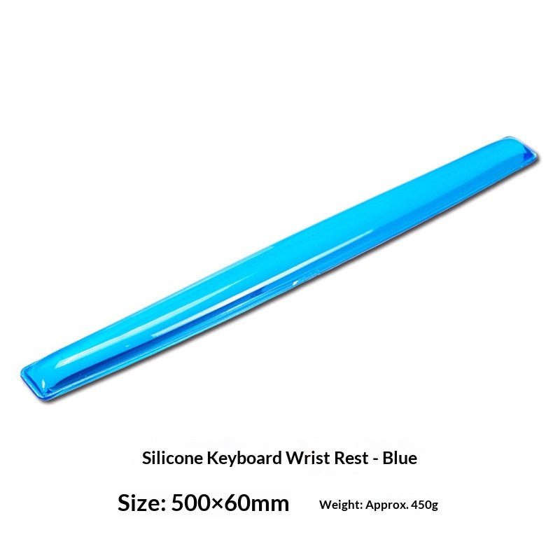 Transparent Silicone Keyboard Wrist Rest, Computer Mouse Pad, Creative And Comfortable Wrist Support
