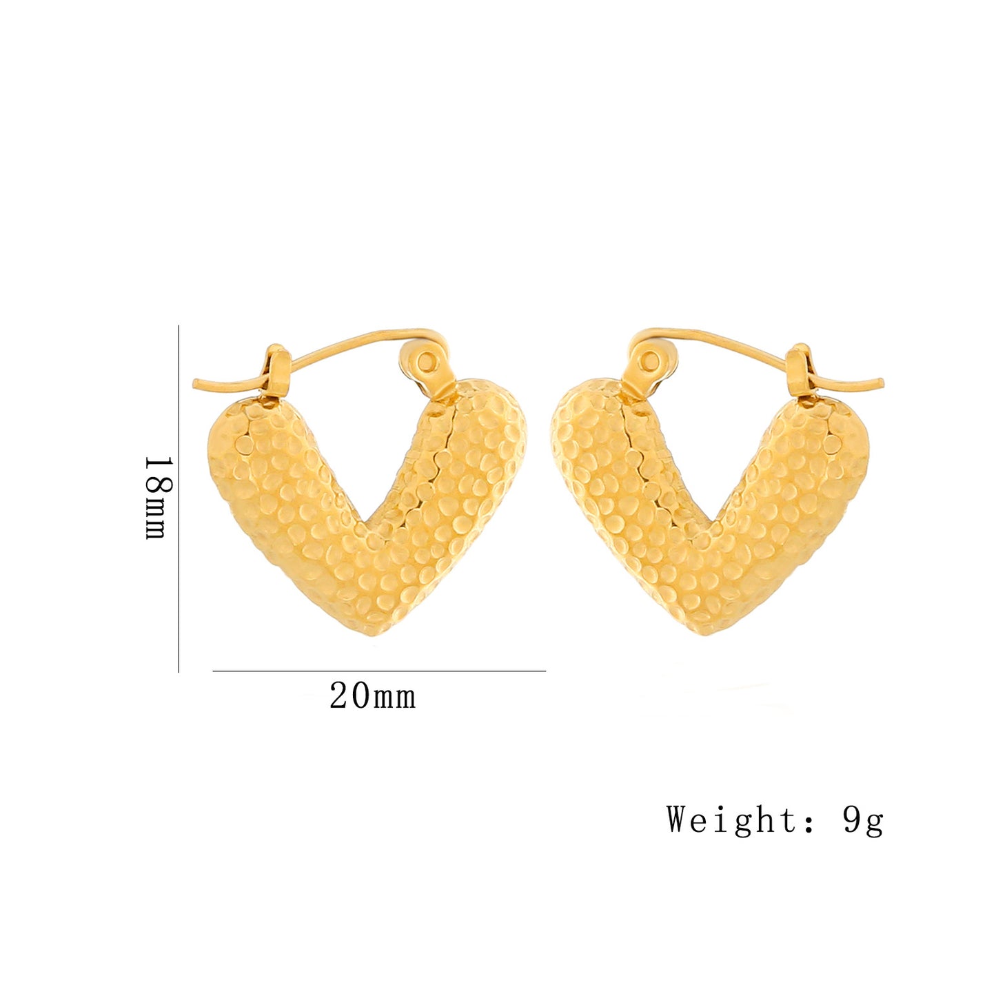 Asymmetric U-shaped Earrings For Cross-border Fashion In Europe And America