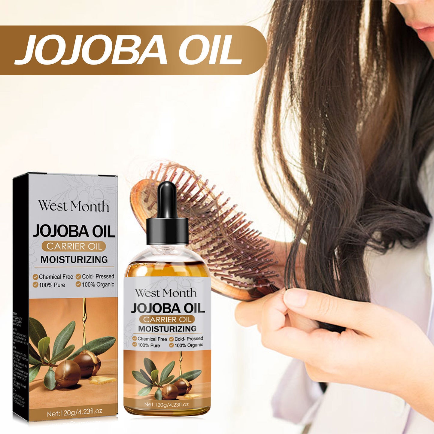 Moisturizing Scalp Care For Dry Frizzy Unmanageable Hair Smoothing Hair Oil