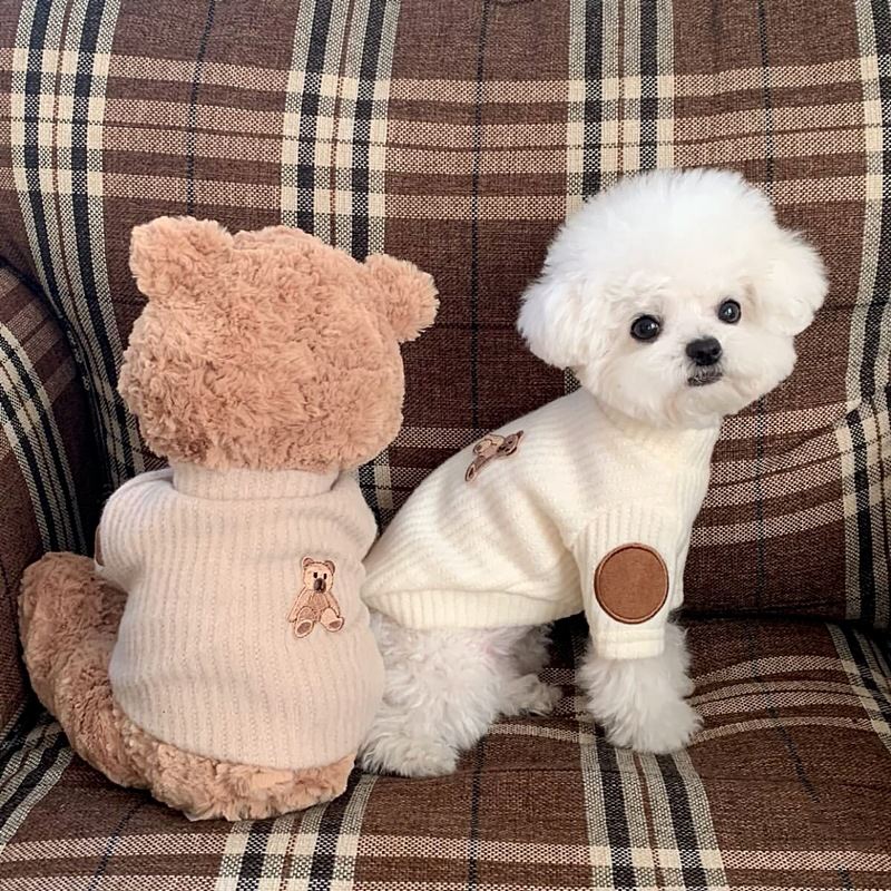 Knitted Base-Layer Shirt For Small Dogs, Pet Clothing