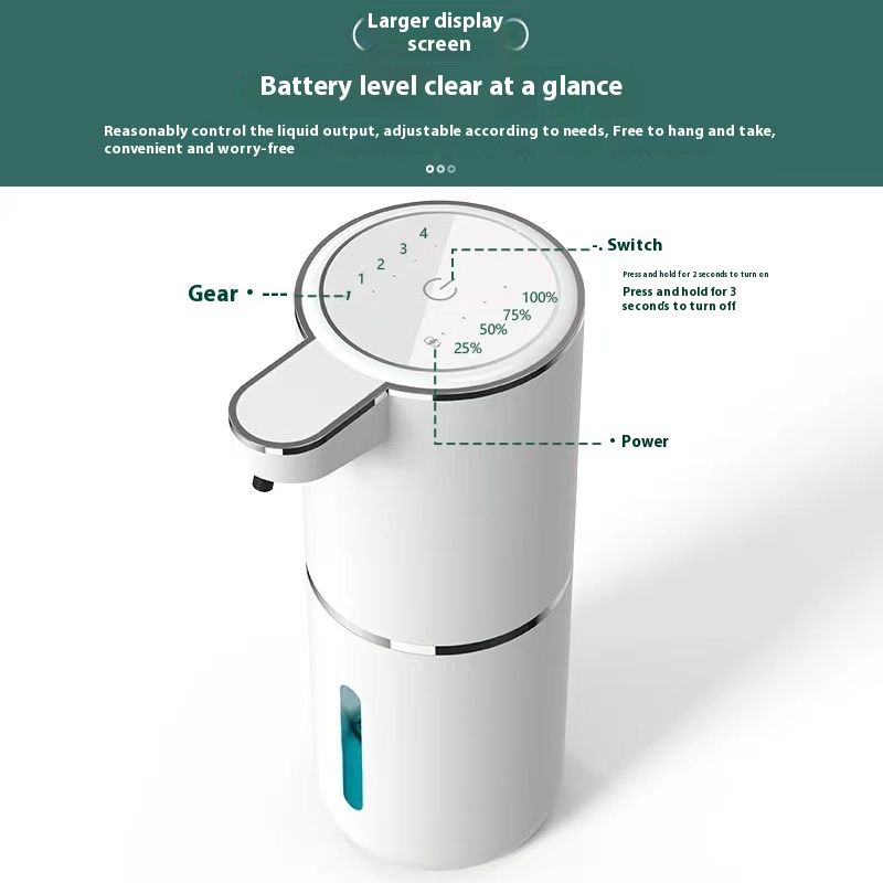 Smart Inductive Soap Dispenser Desktop Foam Electric Bubbler