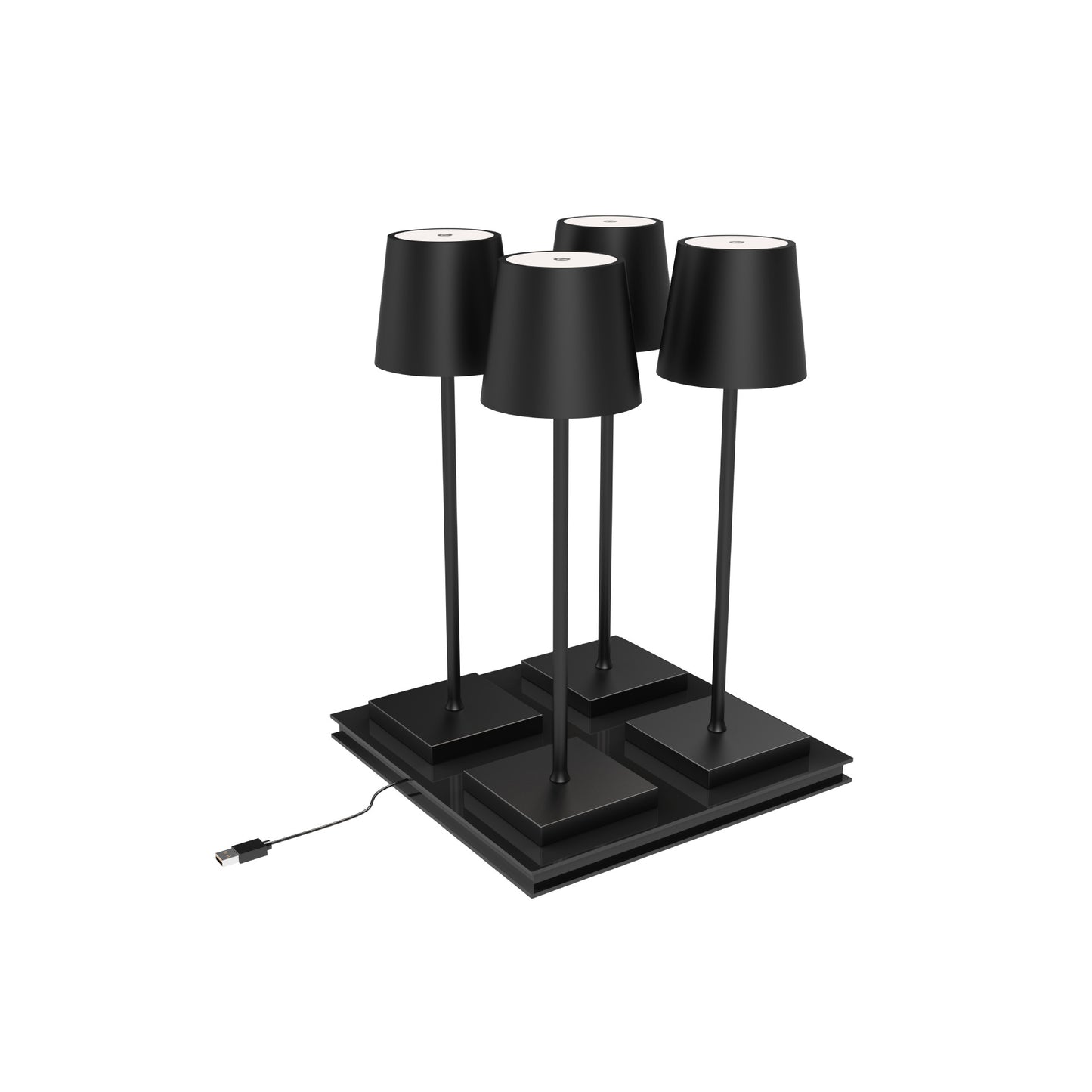 Creative Wireless Desktop Charger Portable Charging Desk Lamp