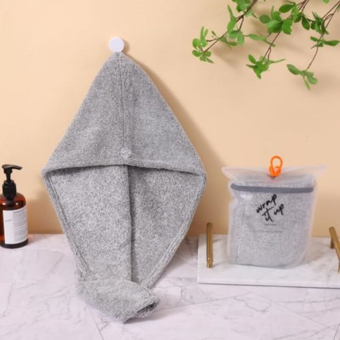 2 Pcs Thick Hair Dry Towel