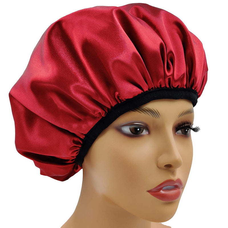 Portable Home Use Extra-Absorbent 3-in-1 Shower Cap