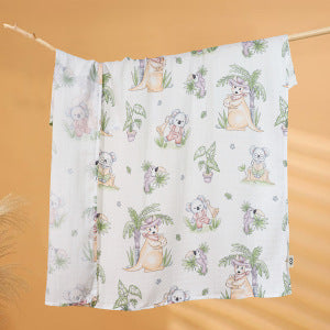Double-layer Bamboo-cotton Baby Bath Towel Newborn Gauze