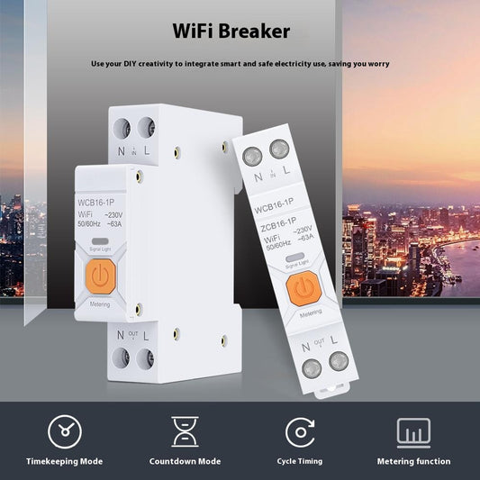 Graffiti Smart Circuit Breaker WiFi Remote Control