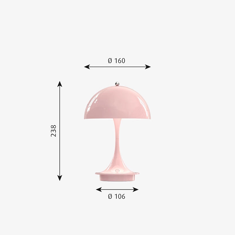 Mushroom Table Lamp Atmosphere Charging Bedroom Bedside Small Bud