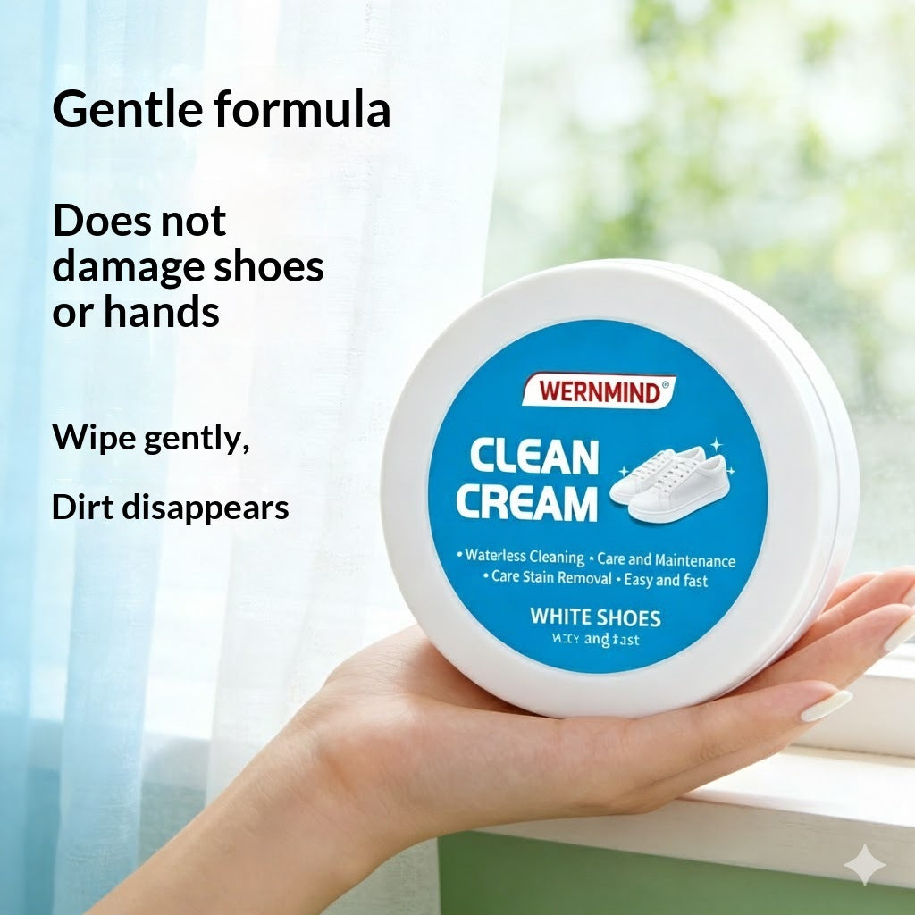 160g White Shoe Cleaning Cream Shoe Care For Sneakers