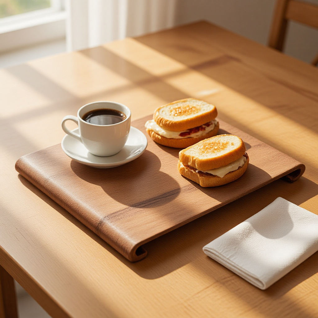 Multifunctional Solid Wood Tray Tea Tray