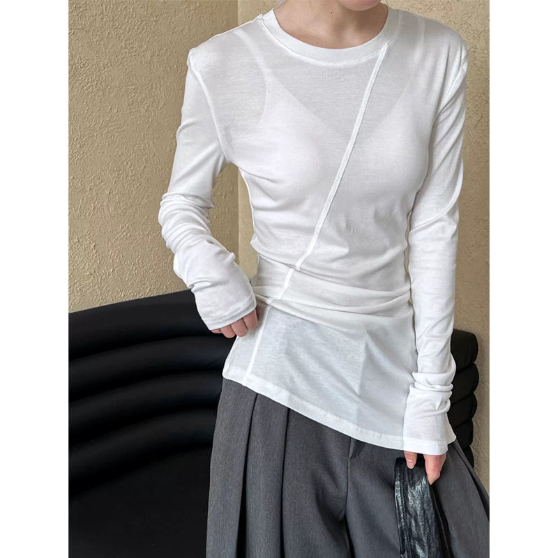 Chic Korean-style Long-sleeve Bottoming Shirt