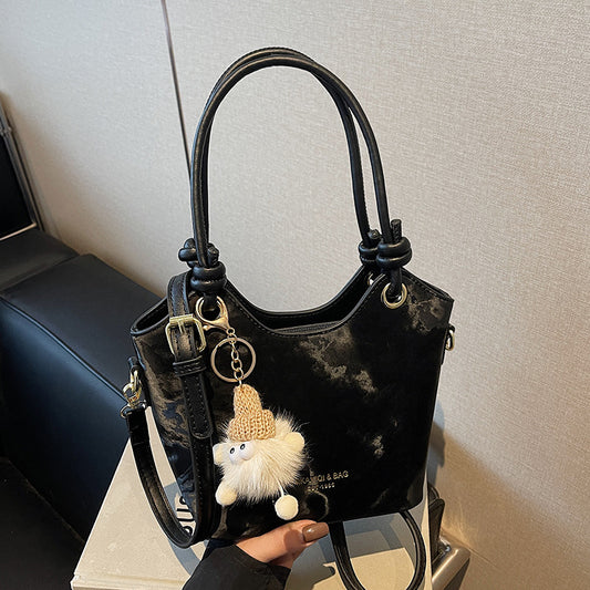 Korean-style Chic Commuter Tote Bag For Women Casual Versatile And Stylish Crossbody Design