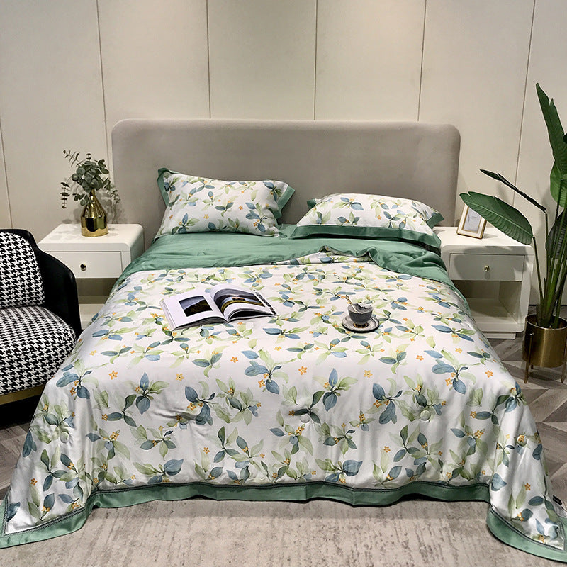 High-end Tencel Summer Cooling Duvet Four-piece Set