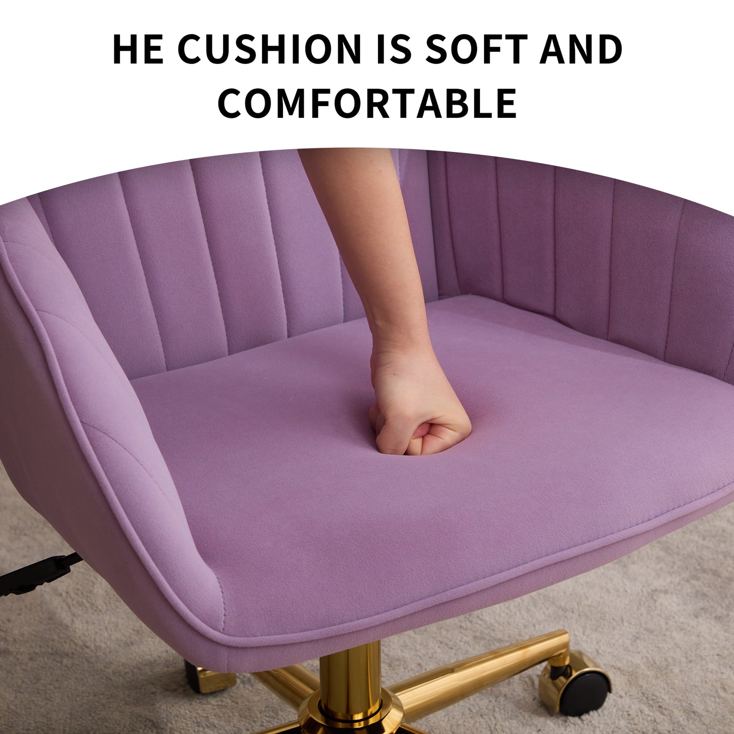TY Adjustable Office Chair, Home Bedroom, Ergonomic Swivel Chair, Backrest Seat, Comfortable For Long Sitting