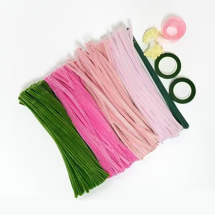 Best-selling Floral Twisty Wire Fluffy Yarn For Crafts