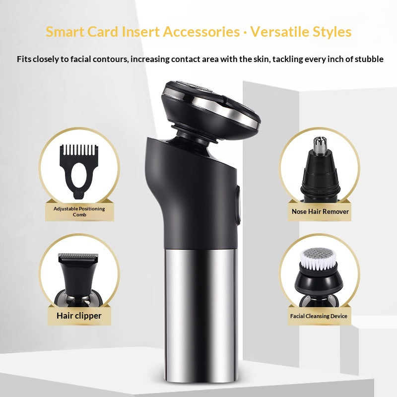 Multi-Functional Rechargeable Mens Full-Body Beard Trimmer
