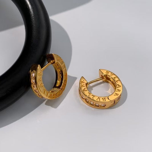 Trend 2026 Men Streetwear Stud Earrings, Upscale High-End Simple Design, Retro Vintage Clip Earrings Punk Style For Fashion Women
