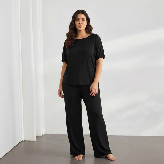 Best-selling Casual Long-sleeve Top And High-waisted Pants Set